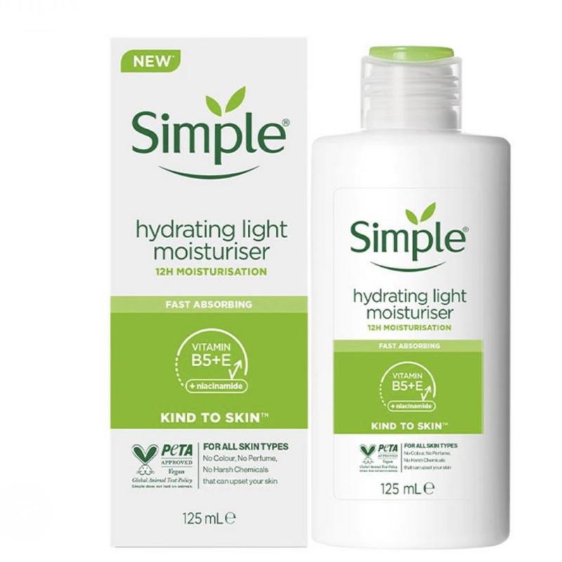 کرم آبرسان سیمپل مدل Light Moisturiser حجم 125 میلی لیتر