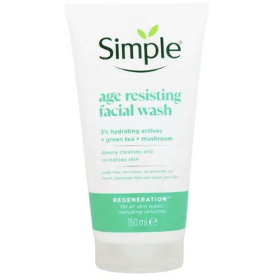 ژل شستشوی ضد پیری سیمپل Age Resisting حجم 150 میلی لیتر