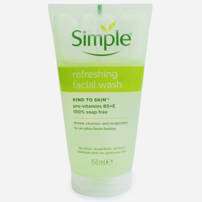 ژل شستشوی سیمپل پوست حساس Refreshing Facial Wash حجم 150 میلی لیتر