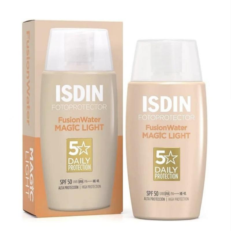 ضد آفتاب رنگی ایزدین مدل MAGIC LIGHT SPF 50 حجم 50 میلی لیتر