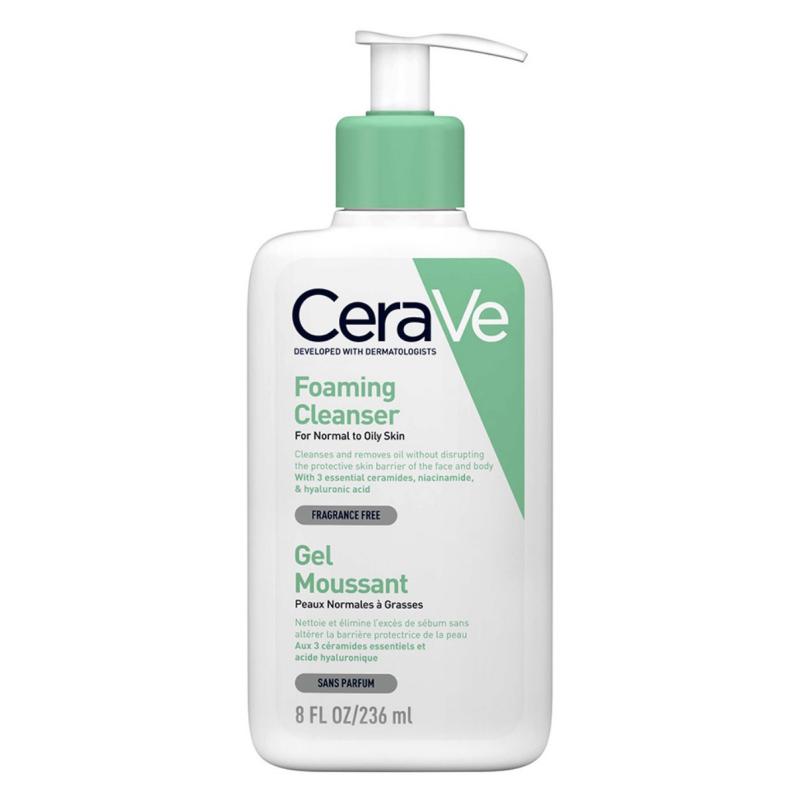 ژل شوینده صورت سراوی Foaming Cleanser حجم 236/473 میلی لیتر
