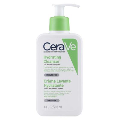 ژل شستشو هیالورونیک‌ اسید سراوی Hydrating Cleanser حجم 236/473 میلی لیتر