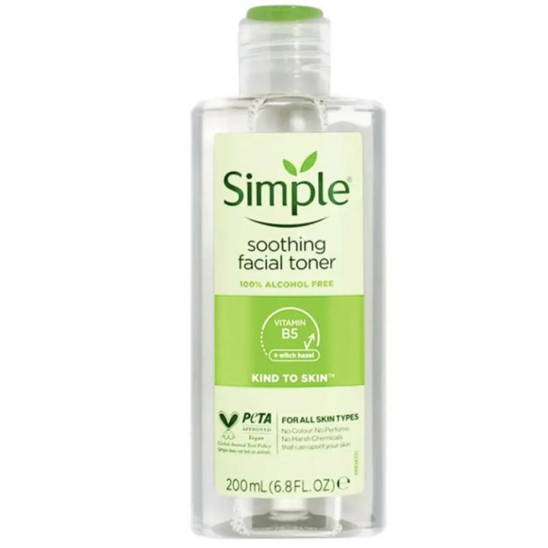 تونر سیمپل تسکیندهنده Soothing Facial Toner حجم 200 میلی لیتر