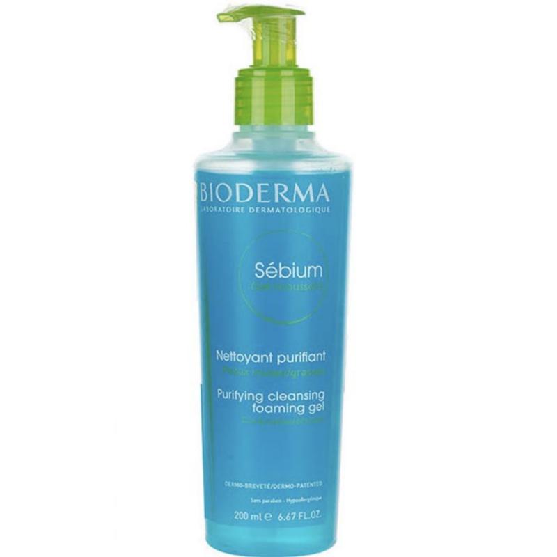 ژل شستشوی پوست چرب و آکنه دار Bioderma Sebium Gel حجم 500 میلی لیتر