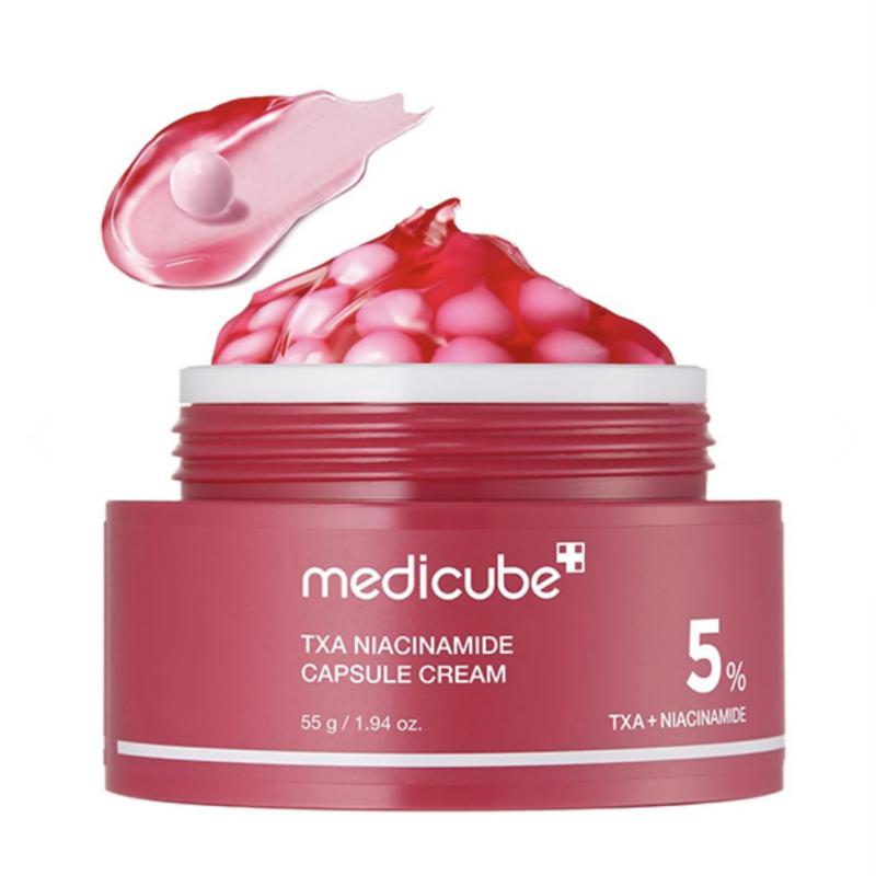 کرم کپسولی ضد لک ترانگزامیک اسید مدی‌کیوب TXA Niacinamide حجم 55 گرم